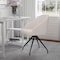Martha Stewart Sora Upholstered Stationary Office Chair in White/Oil Rubbed Bronze CH-222119-WH-BK-MS - alternate 5